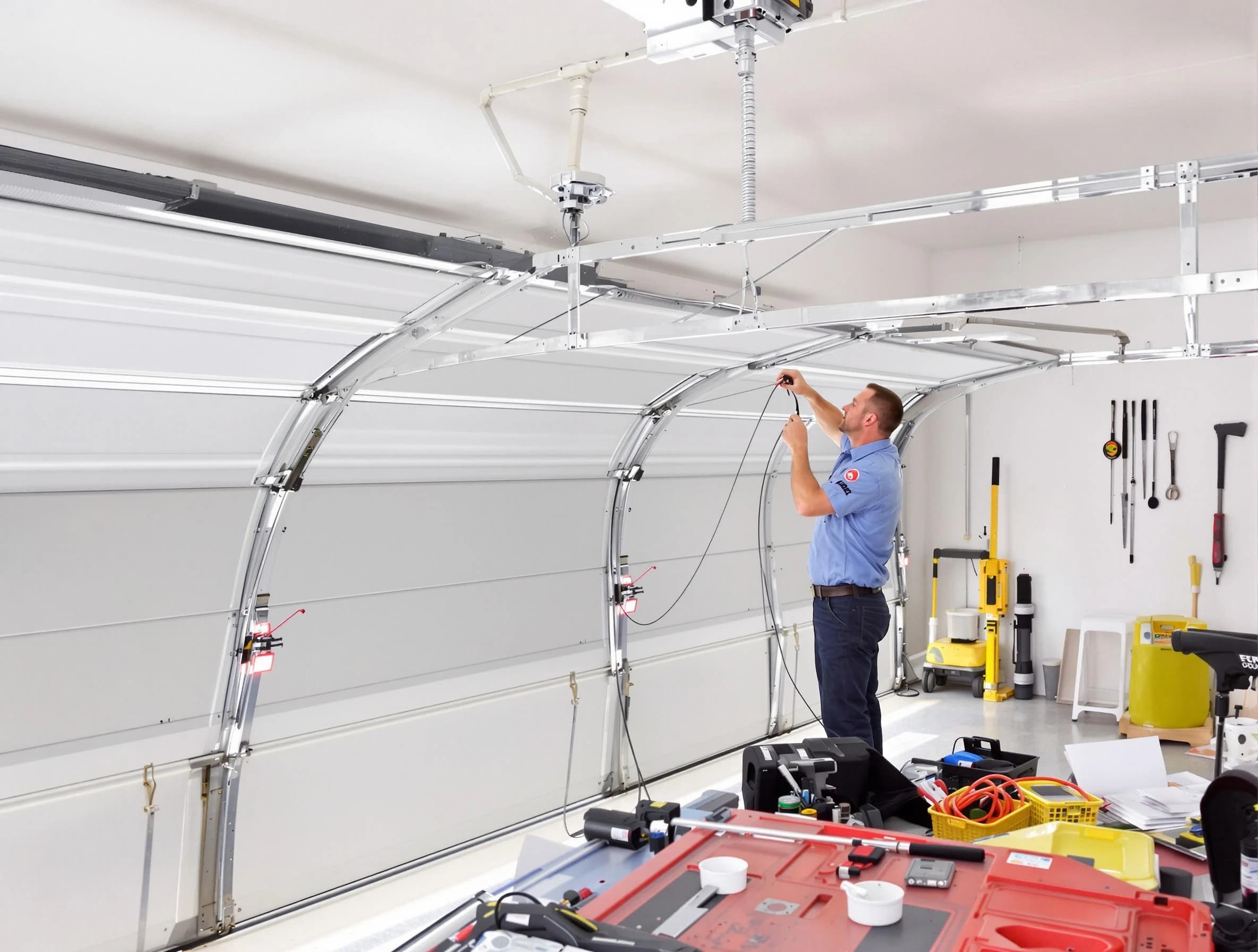 Garage door cable repair service by Middlesex Garage Door Repair in Middlesex