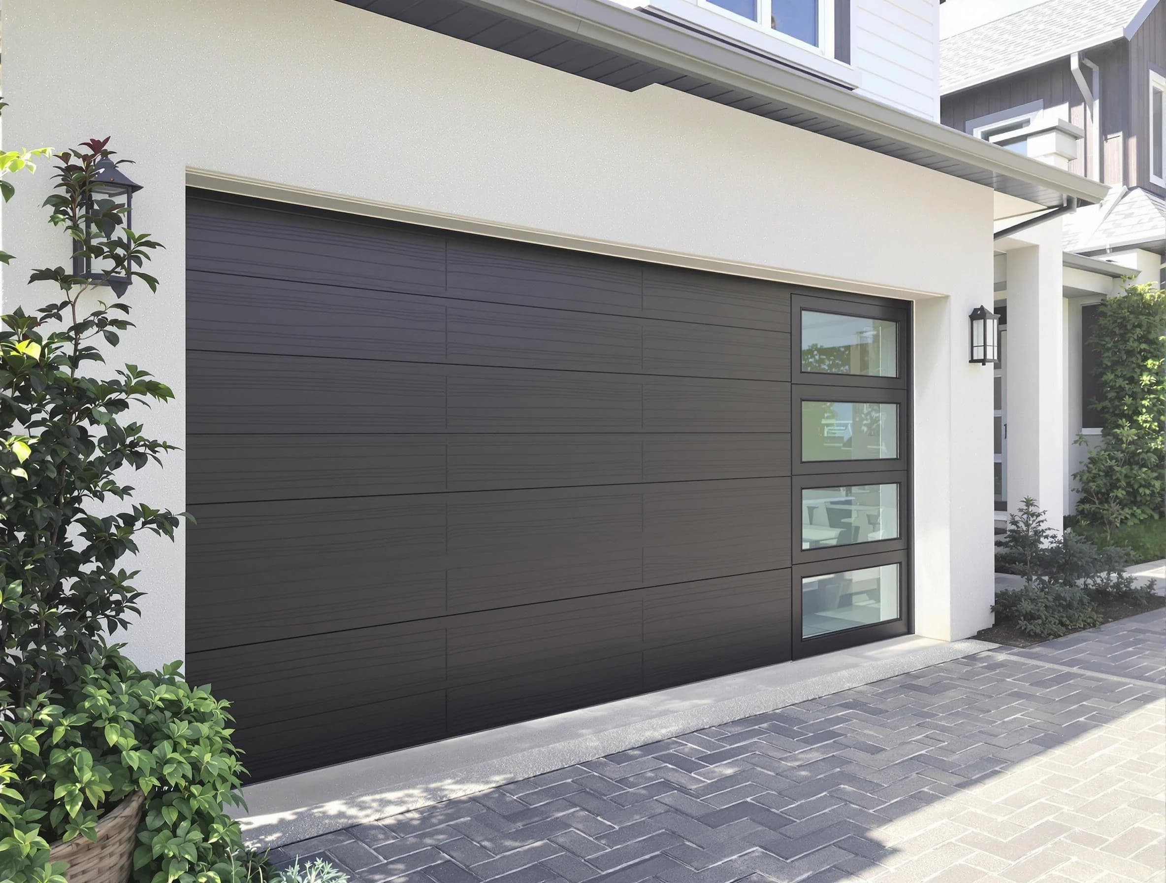 Custom garage door installation by Middlesex Garage Door Repair in Middlesex