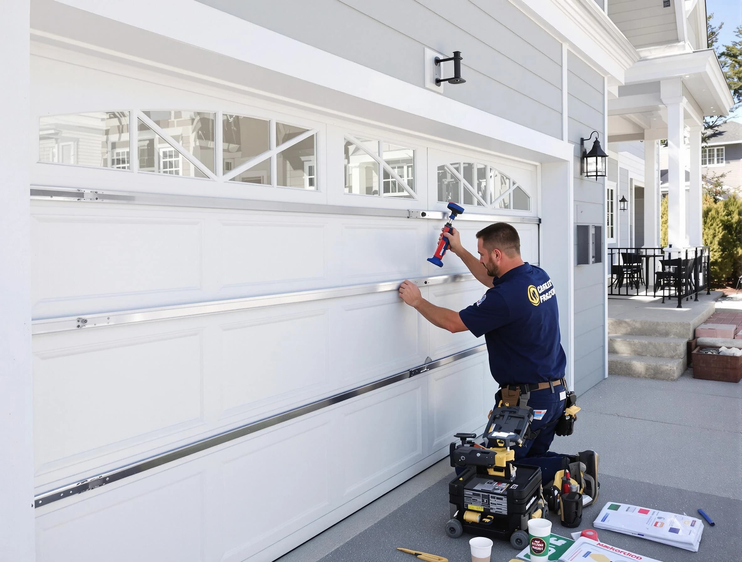 Professional garage door installation by Middlesex Garage Door Repair in Middlesex