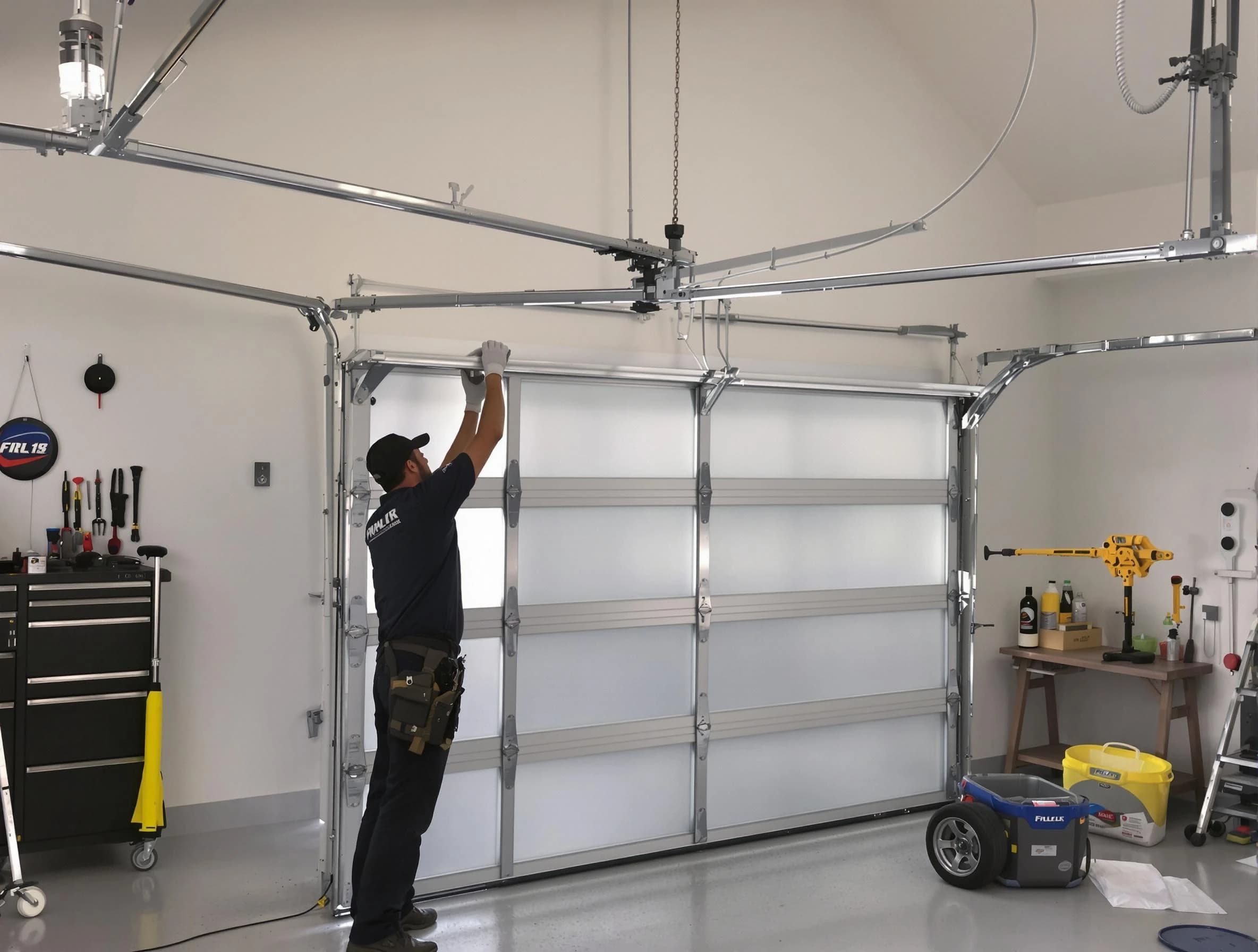 Middlesex Garage Door Repair certified team performing precision garage door installation in Middlesex