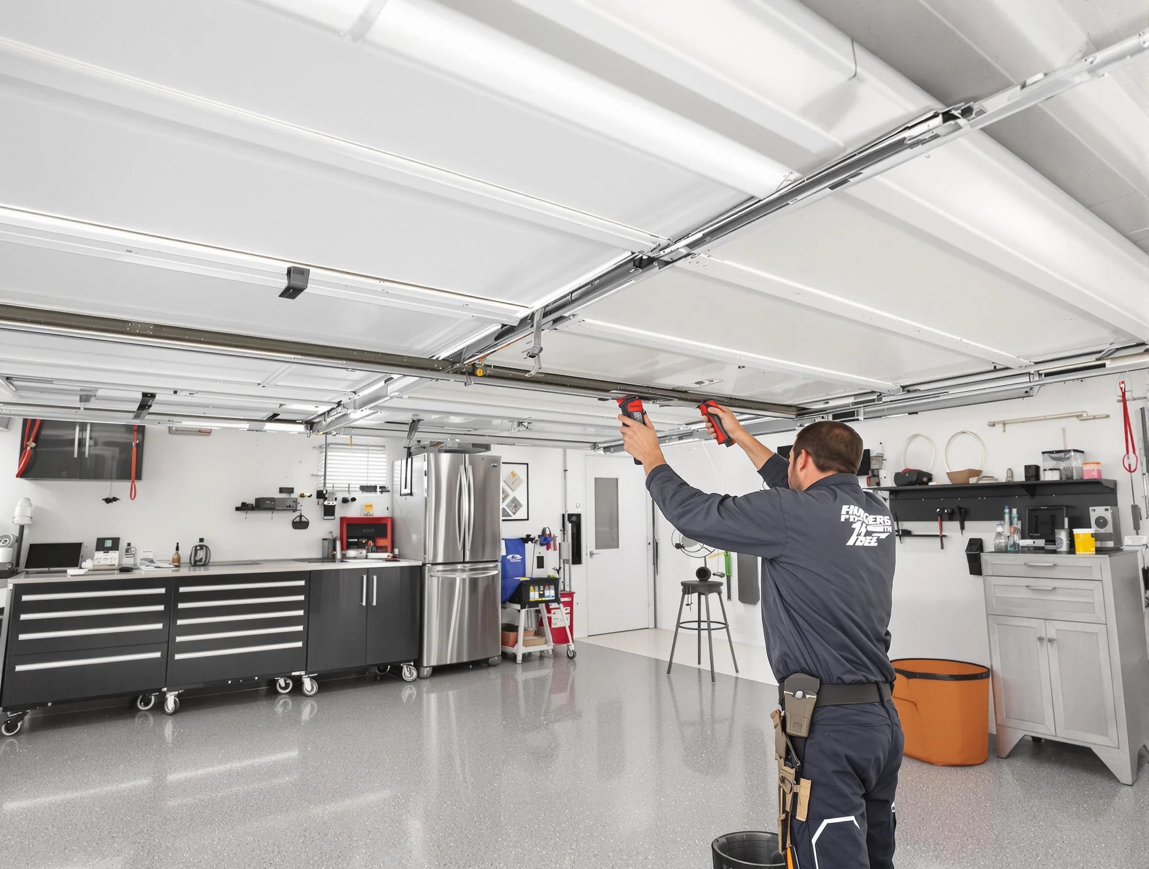 Overhead garage door repair service by Middlesex Garage Door Repair in Middlesex