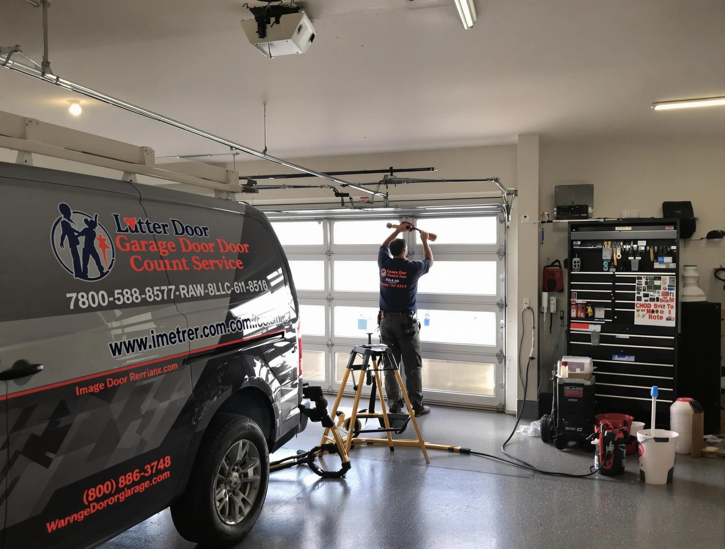 Middlesex Garage Door Repair rapid response team performing same-day repair in Middlesex