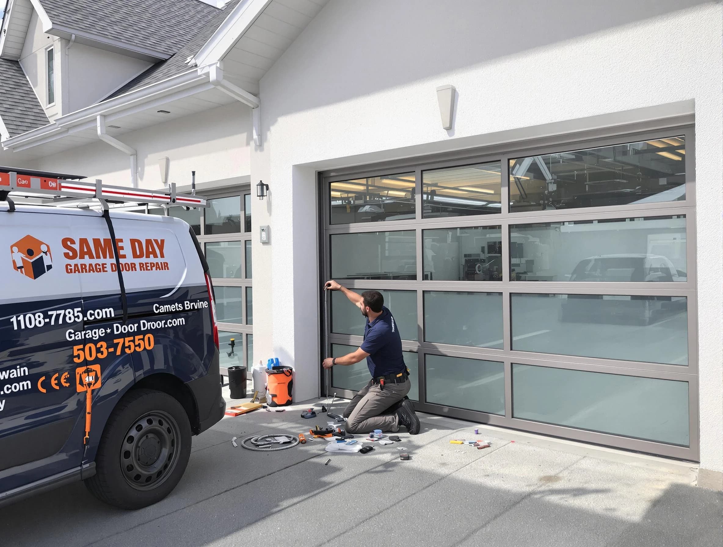 Same-day garage door repair service by Middlesex Garage Door Repair in Middlesex